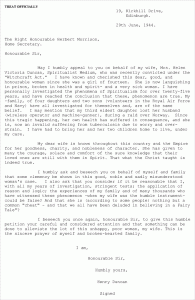 henry duncan letter
